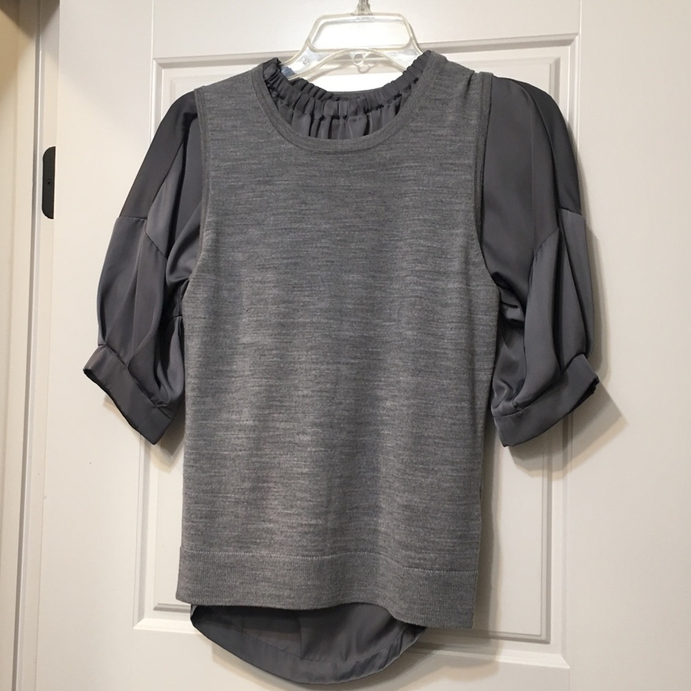 Brooks Brothers merino sleeveless sweater, S